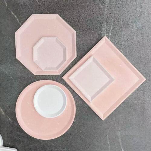 Concrete Large Tray Mold Round Flower Pot Base Tray Mold Multi size Cement Tray Mold Clay Mold DIY Home Concrete Decor Tool