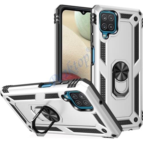 Armor shockproof Case For on Samsung galaxy M12 cover Case For Samsung M12 M 12 car holder ring Case