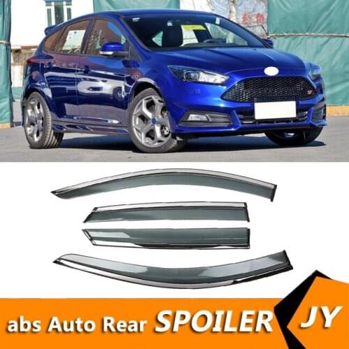 For FORD Focus 2015 Window Visor Vent Shades Sun Rain Deflector Guard For FORD Focus Auto Accessories 4PCS/SET