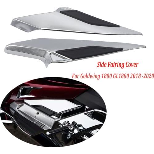 For Honda Goldwing 1800 GL1800 2018 2019 2020 Chrome Accessories Motorcycle Side Fairing Covers Decorative Trims
