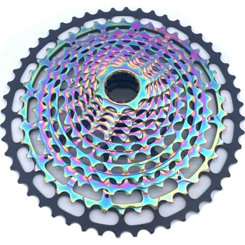 New SROAD 12 Speed MTB Bicycle Cassette 10-50T STEEL CNC Made SRAM XD Driver Body 12s Bike Freeewheel Super Light CNC Made 392g