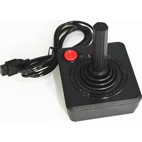 Ruitroliker Retro Classic Joystick Controller Gamepad for Atari 2600 Console System Black
