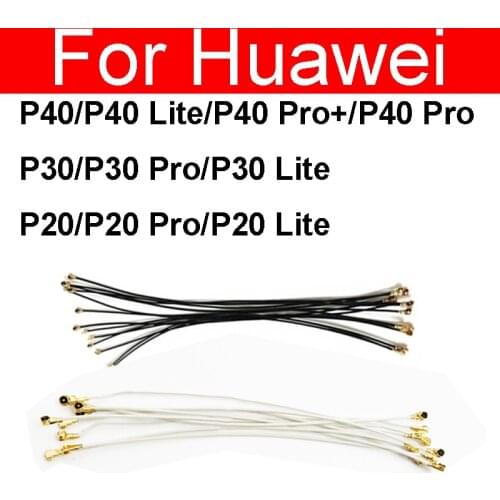 Wifi Coaxial Connector Aerial Flex Ribbon For Huawei P20 P30 P40 Pro P30 Lite P40 Lite P40 Pro+ Antenna Signal Flex Cable Parts