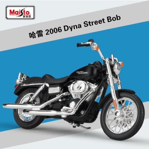 Maisto 1:18 2006 FXDBI Dyna Street Bob Diecast Alloy Motorcycle Model Toy