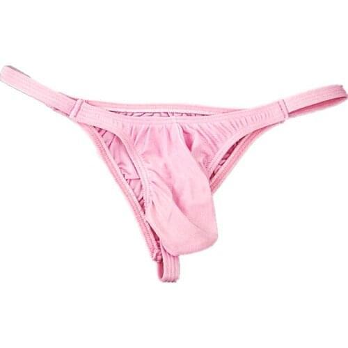 Man Sexy Breathable Cool High-Quality T-Pants Male Fashion Low-Rise Erotic G-String Men Comfortable Thong