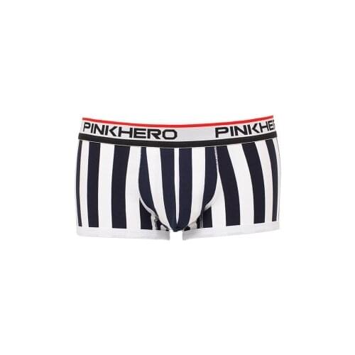 2020 Brand Pink Hero Underpants Mens Striped Boxers Mens Boxer Shorts Sexy Male Underwear Men Cueca Masculina Boxer Homme