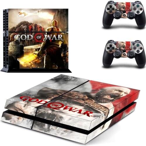 God of War PS4 Stickers Play station 4 Skin PS 4 Sticker Decal Cover For PlayStation 4 PS4 Console & Controller Skins Vinyl