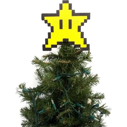 Newest Arrival Christmas Decorations Star-Shaped Hanging Pendants Plastic Ornaments for Christmas Tree