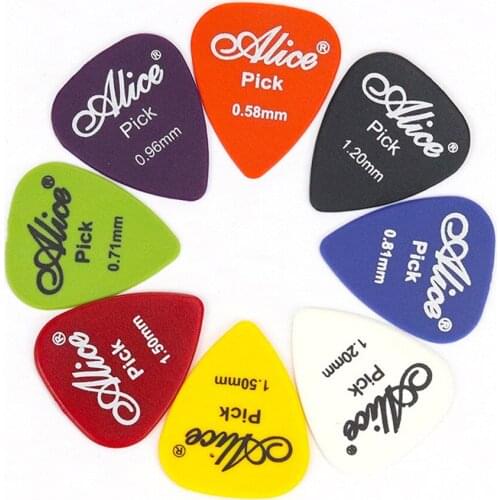 10 to 50Pcs Guitar Picks Alice Acoustic Electric Bass Pic Plectrum Mediator Guitar Accessories Thickness 0.58 - 1.5 mm