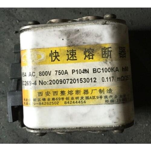 Fuses: RS4 AC800V 630A P1m104NK BC100KA h60 / RS4 AC800V 1000A ZC104NK h60 / RS8 AC1000V 1000A P1m1A5NY1K BC100KA h60 aR