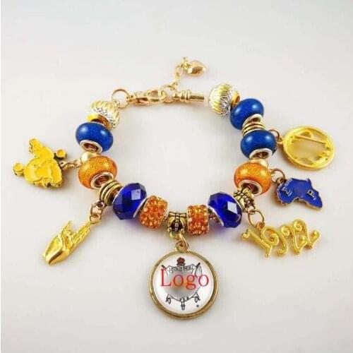 Drop Shipping Sorority Jewelry SGR 1922 Poodle Charm Bracelet