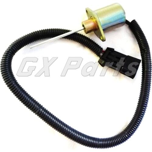 12V Fuel Shut Off Solenoid 25-38109-05 SA-5019 For Kubota V2203-DI Carrier Vector 1800 1800MT