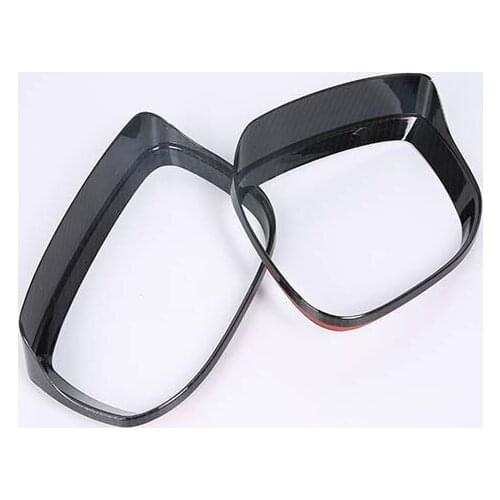 Fit For Mazda CX-5 CX5 2017 2018 ABS Chrome/Carbon Fiber Rearview Side Mirror Sun Rain Visors Cover Trim