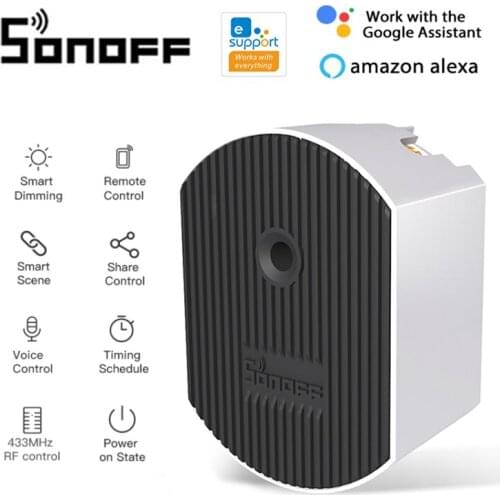 1-30pcs SONOFF D1 RM433 RF Remote Wifi Smart Dimmer Switch DIY Home Module Adjust Light Brightness works with eWelink APP Alexa