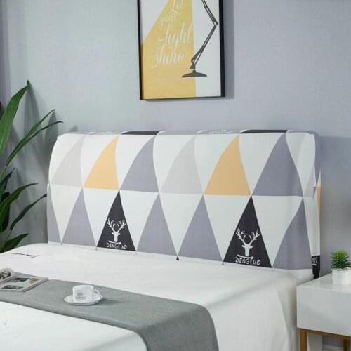Nordic Universal Dust Proof High Elastic All Cover Head Cover Printed All-inclusive Stretch Headboard Cover Sofa Back Rest Cover