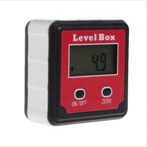 Level Box Mini Digital Protractor Angle Gauge Precision Digital Protractor Inclinometer Angle Finder Bevel Box Inclinometer