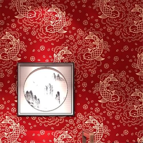Wellyu New Chinese style classical Zen Chinese style bedroom living room antique decoration TV background wallpaper