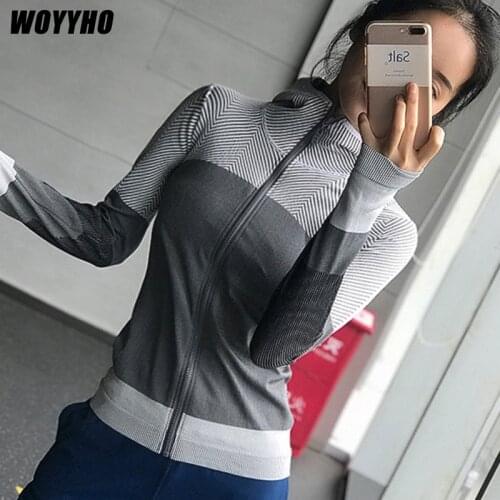 WOYYHO Women's Running Jackets