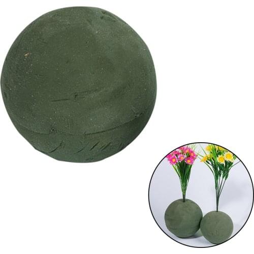 2PC flower mud Dried Flower Mud Sponge Blocks Wedding Fresh Flower Arrangement Tool Home Wedding Decoration Foam spherical