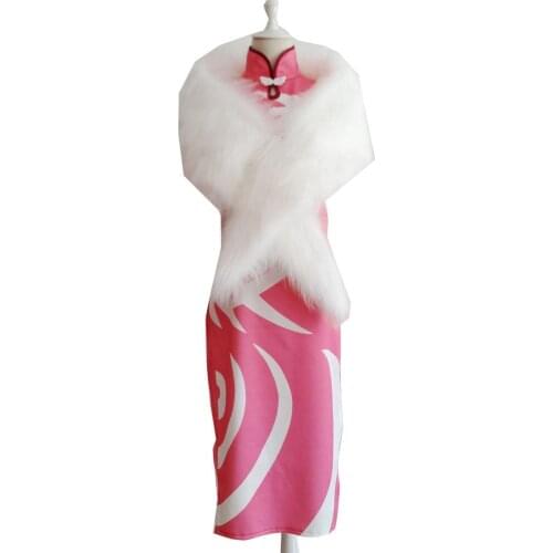 2019 Anime Naruto Cosplay Haruno Sakura New Year Version Cheongsam Dress