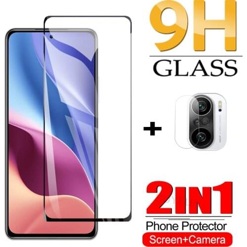 2-IN-1 For Xiaomi Redmi K40 Pro Tempered Glass Screen + Camera Protector On For redmi k40 pro plus Protector Screen Lens Glass