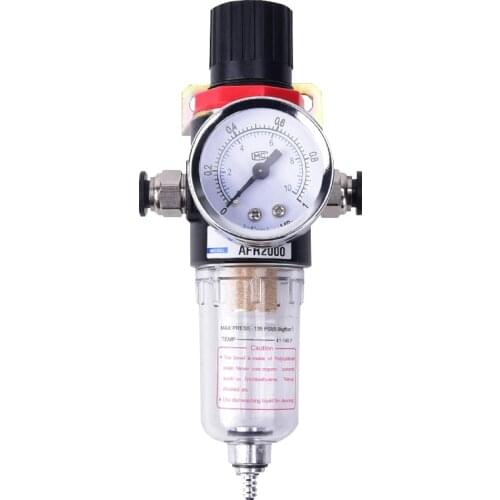 AFR-2000 Pneumatic Filter Air Treatment Unit Pressure Regulator Compressor Reducing Valve Oil Water Separation AFR2000 SMPM20 PC