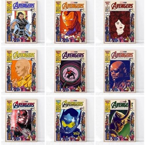 Disney Full Round Drill 5D Diamond Painting Marvel Movie Superhero Character Diamond Embroidery Mosaic Home Decoration