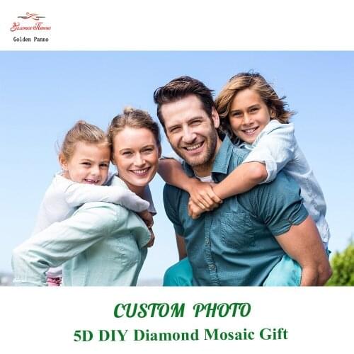 Diamond Embroidery Photo Custom Full Square/Round Rhinestones Diamond Painting Cross Stitch DIY Gift Handicraft Mosaic