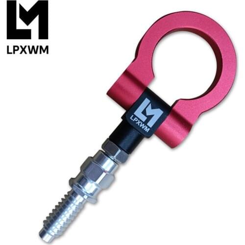 LPXWM New Racing Billet Aluminum Tow Hook Front Rear For BMW Car Trailer THBE61