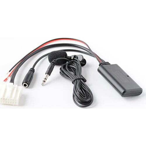 Car Bluetooth AUX Adapter Wireless Audio Phone Call Hands Free Microphone For Subaru Outback Legacy 6-disc CD player Bluetooth