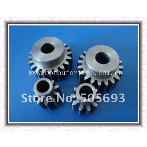 C45 steel 58 teeth 31 teeth 1.5M spur gear with 17mm width 10mm central hole
