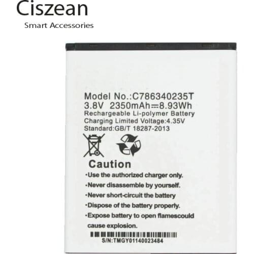 Ciszean 1 x 3.8V 2350mAh Replacement C786340235T Li-ion Battery For BLU Studio 5.5S D630 D630L D630U + Tracking Code