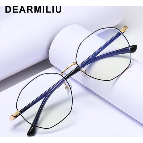 DEARMILIU 2020 new Blue light blocking glasses multilateral Glasses metal men and women flat mirror classic vasos 2119