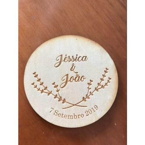 Personalize rustic Wedding Announcement wooden Save the Date Magnets engagement party favors company gifts invitation inserts