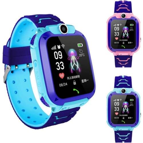 Children Waterproof USB Charge GPS SOS Touch Smart Watch Phone for Android IOS Bond Touch парные