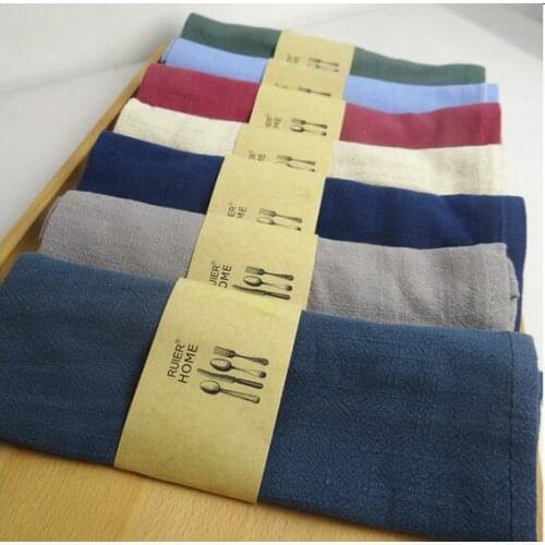 Cotton linen napkins tea towel