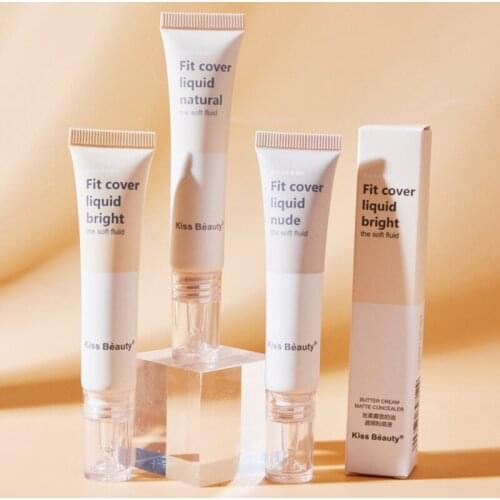 Face Cream Concealer Dropper Design Liquid Foundation Natural Primer Makeup Cosmetics for Daily Adult 15ML DL