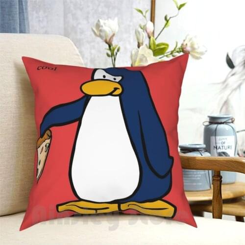 Cool Pillow Case Printed Home Soft Throw Pillow Club Penguin