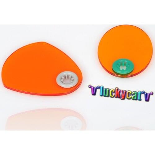 Dental Shield Plate Shade Board Light Hood Plastic for Curing Lamp Replacement 2PCs