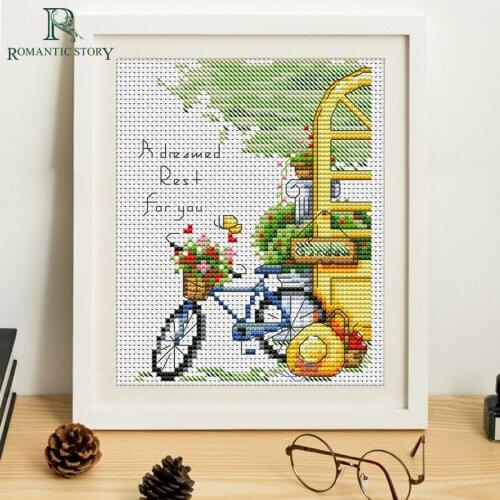 Embroidery,Paintings,Needlework,Cross stitch kits,a Dreamed Rrst for you,DIY Cross-stitch,thread embroidery,Romantic Story 2082