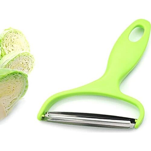 1PC Stainless Steel Cabbage Slicer Vegetables Graters Wide Mouth Fruit Peelers Knife Kitchen Gadgets