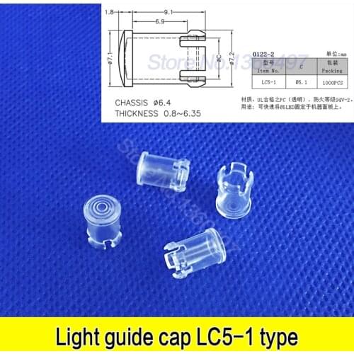 10PCS 5mm Clear LED Light Emitting Diode Lampshade Protector cover & Shades