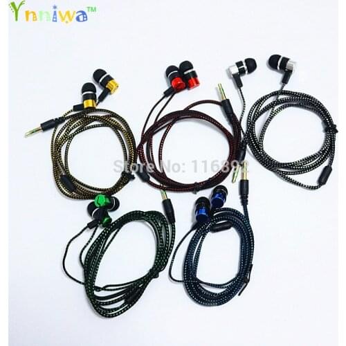 10pcs/lot Hot Sale high quality Colorful Earphone 3.5mm headset In-Ear Earbuds For Cellphone MP3 MP4 Earphones