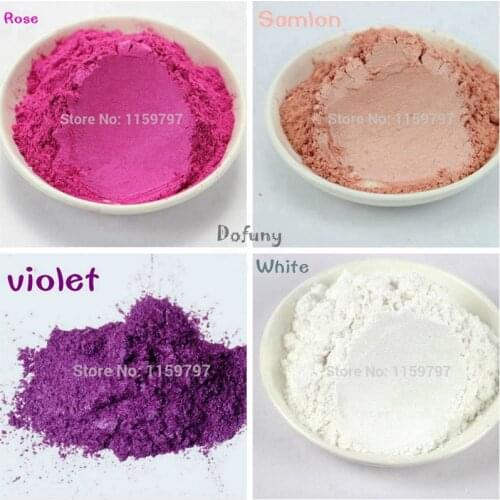 100grams/set (5colors*20grams) pearlescent pigment,pearlescent/mica effect powder,makeup DIY eyeshadow powder,pearl powder