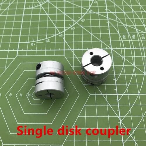 2021 Thrust Bearing Single Disc Shaft Coupler Disk Coupling 5mm 6mm 14mm 15mm 17mm 19mm 20mm Size Diameter 44mm, Length 35mm