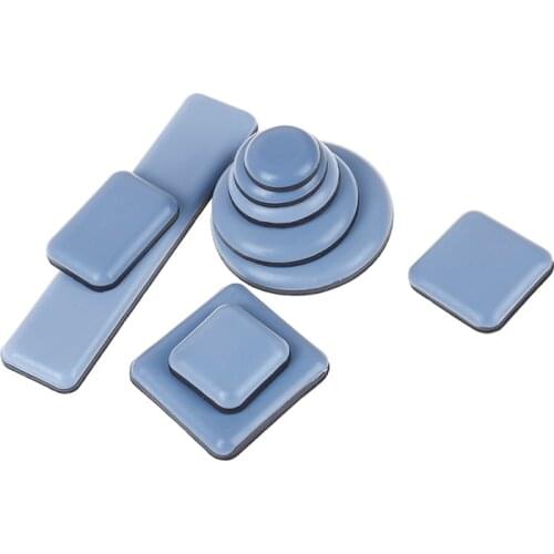 4/6/8pcs Magic Moving Anti-abrasion Floor Mat Slider Pad Furniture Table Bases Protector Coaster Carpet Ground 6mm Thickness