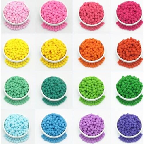 480Pcs 8mm Mini Fluffy Soft Pompoms Ball DIY Arts Crafts Pompom Handmade Flowers Wreaths Supplies Sewing Garment Accessories 20g