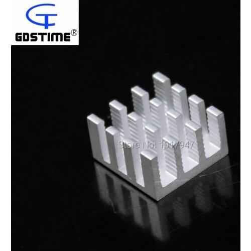 5000 Pieces lot Silvr Heat Sink 14x14x8mm Router IC Heat Sink Aluminum Cooling Fin