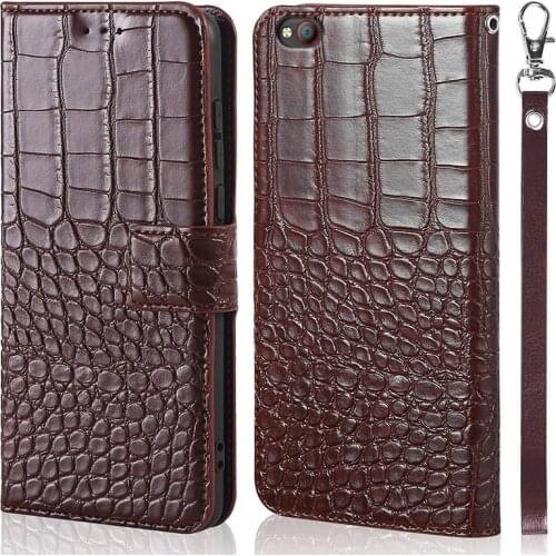 DOREXLON Case for ZTE Nubia M2 Lite Crocodile texture leather Case for ZTE Nubia M2 Lite Magnetic clasp flip wallet phone case