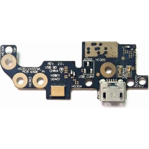 USB Charging Dock Flex Cable For Asus Zenfone Zoom ZX551ML ZX550ML Charger Port Connector Board Replacement Parts